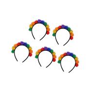 BELOWSYALER Vibranted Mardi Serre-tête avec breloque colorée verte et jaune pour votre tenue de festival ou de célébration