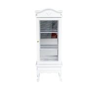 BELOWSYALER Vitrine miniature en bois à l'échelle 1/12 pour maisons de poupées, accessoires artisanaux, meuble à vin réaliste