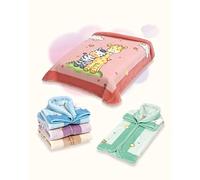 Belpla Baby Sac Baby Sac Ster Couverture Petit, 100% en Polyester, Rose, 80 x 90 cm