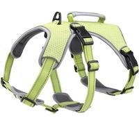 BELPRO Harnais de Soutien Multi-Usage pour Chien, Anti-échappement, Anti-Traction, Gilet réfléchissant réglable avec poignée Durable, Harnais de Marche pour Chiens Grands/Actifs (M (Lot de 1), Vert)