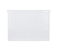 Belrad Radiateur plat de type 11, universel, avec 6 raccords, moderne, compact et économe en énergie, montage mural, idéal pour salon, salle de bain et toilettes d'invités, radiateur plat, blanc, 500