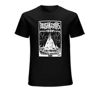 Belshazzar's Feast Live Forever Man Or Beast Mens T-Shirt Black Unisex Mens Tees L