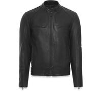 Belstaff Broughton Blouson de moto en cuir, noir, taille XL pour homme