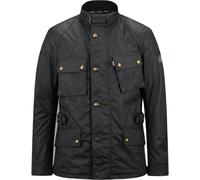 Belstaff Crosby Veste de cire de moto imperméable, noir, Taille L