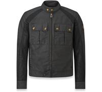 Belstaff Temple Blouson de moto en wax, noir, Taille M