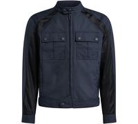 Belstaff Temple Veste Textile moto, noir-bleu, taille M pour homme