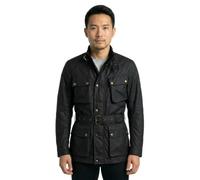 Belstaff Trialmaster Veste de cire de moto, schwarz, XL
