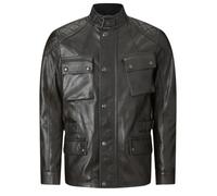 Belstaff Turner Blouson de moto en cuir, noir, Taille S