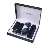 Belt and Wallet Set for Men - Stylish Dad Wallet and Leather Belt Gift Set | Travel-Ready Business Accessories, Sunglasses Included, Perfect for Valentine’s Day, Teacher, Boyfriend, Birthday, Holiday