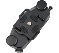 Belt Clip for Camera Backpack Strap Aluminum Alloy Quick Release Belt Clip with 1/4 Mount for Camera and Backpack., Black, 10