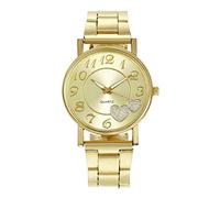 Belt Creative Fashion Montre en maille pour femme avec chiffres, doré, taille unique