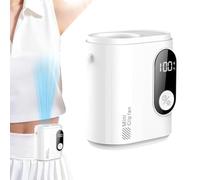 Belt Fan Wearable - Personal Waist Clip On | 100 Speed LED Digital Display