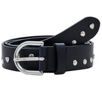 BELT_HEART STUDS, 2000 BLACK, 90