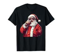 Belt It Out with Santa The Karaoké King pour garçons et Filles T-Shirt