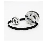 Belt Kit Poulie Courroie Distribution 20T 60T HTD 300CM Largeur 15mm Réduction 1:3 Roues Synchrones À 20 Dents Kit 300CM 60 Dents Courroie D'entraînement(16mm,20T 7MM_LENGTH 417MM)