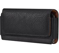 Belt Pouch for Mobile Phone with Belt Clip Men's Belt Holder Universal for iPhone SE / 8 12 Mini Nokia 105 ¿ Black