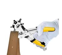 Belt Punch Hole Tool, Heavy Duty Multi Hole Size Hole Puncher Belt Puncher Belt Punch Tools, Outils de perforation du Laboratoire, Design ergonomique 6 tailles pour sangles, ceintures