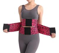 Belt Waist Cincher AB Belt Tummy Control Body Shaper with Triple Wrap for Women,Plus Size Waist Trainer Shapewear (Pink,S)