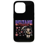 Beltane Mischief May Day Start of Summer Païen Anime Witch Coque pour iPhone 13 Pro