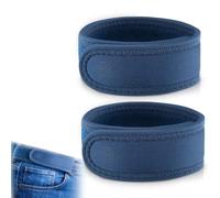 BeltBro Pro pour homme et femme Ceinture élastique invisible sans métal breveté TSA souple réglable sur le côté, denim, 2 Large: Men's 40"-51" Waist