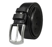 BELTER Ceinture Homme Cuir Jeans Cowboy Style 110cm-160cm Décontracté Travail 3.8cm avec Coffret Cadeau (120cm,Noir)