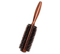 BELTI 6 Types Peigne à Cheveux en sergé Droit Brosse à Rouler en Poils de Sanglier Naturel Baril Rond soufflant Curling Bricolage Outil de Coiffure