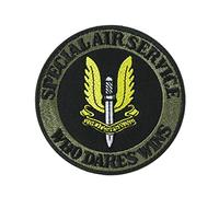 BELTI Insigne OPS de Patch de Boucle de Crochet des Forces spéciales du Service aérien spécial SAS de l'armée Britannique