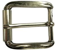 BELTINGER Boucle de ceinture avec rouleau 4,0 cm | Buckle Boucle de ceinture interchangeable 40mm massif | Boucle ardillon | Ceinture interchangeable jusqu'à 4cm | Argent