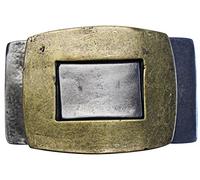 BELTINGER Boucle de ceinture Bicolors 4,0 cm | Buckle Boucle de ceinture interchangeable 40mm Massif | Tenue LARP et médiévale | bicolor s/g