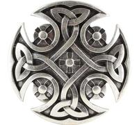 BELTINGER Boucle de ceinture N?ud celtique 4,0 cm | Buckle Boucle de ceinture interchangeable 40mm Massif | Tenue LARP et médiévale | Vieux argent