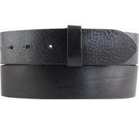 BELTINGER Ceinture interchangeable en cuir de vachette pleine fleur avec boutons-pression 4 cm | Ceinture à boutons-pression pour femmes hommes 40mm | Ceinture en cuir sans boucle 4cm | Noir 105cm