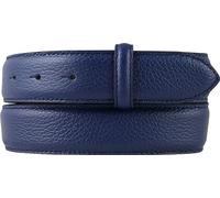 BELTINGER Ceinture interchangeable en cuir veiné avec surpiqûre sans boucle 3,5cm | Ceinture mode à bouton-pression avec pigment en relief 35mm Femme Homme