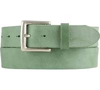 BELTINGER Premium Ceinture souple en cuir de vachette pleine fleur, 40 mm de large, look usé, jeans & pantalons, style vintage, Made in Italy, Casual et Office | Vert menthe 80cm