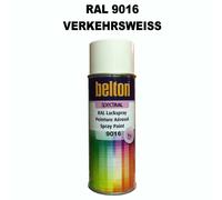 Belton Kwasny Spray Can 400ml Brillant Sèche Rapidement RAL 9016 Blanc De Trafic