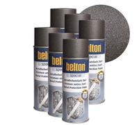 belton Lot de 6 vernis de protection pour métal 2 en 1 (DB 703) Anthracite 0,4 l (spray)