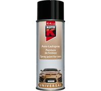 BELTON - Peinture auto aérosol Noir satiné 400ml - Noir