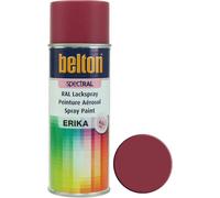 Belton spectRAL Laque en spray Erika satinée Laque en spray RAL 400ml Intérieur Extérieur DIY Décoration Meubles