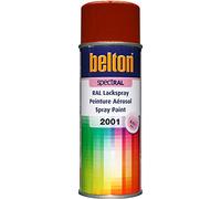 RAL 2001 ORANGE ROUGE Mat (BELTON) (Bombe peinture 400 ml) - bombe aerosol reparation peinture carrosserie voiture teintes standrard et RAL (reference couleur constructeur 150 ou 400 ml)
