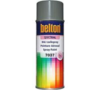 belton SpectRAL RAL 7037 Spray de peinture Gris poussiéreux brillant 400 ml - Qualité professionnelle