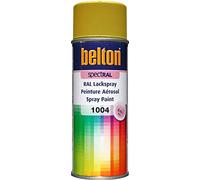 belton SpectRAL Spray de peinture RAL 1004 jaune doré brillant 400 ml - Qualité professionnelle