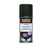 Belton Spray effet diamant 150 ml Effet diamant étincelant Effet pailleté Effet brillant Pour intérieur et extérieur Doré