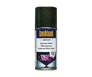 Belton Spray effet diamant 150 ml Effet diamant étincelant Effet pailleté Effet brillant Pour intérieur et extérieur Doré
