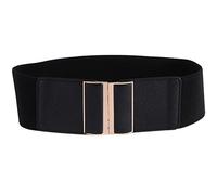 beltox fine Beltox 3" large ceinture élastique extensible Cinch ceinture Lady cummerbund 30-51" Boucle noire
