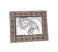 BELTRAMI Icône sacrée cathédrale rouge 23x19 cm argent Miro Silver, Silverl