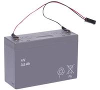 Beltrona Batterie pour lampe de poche remplace la batterie dorigine HALO4A 4 V 3400 mAh