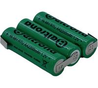Beltrona RTU3AAZ Pack de piles rechargeables 3x LR6 (AA) cosses à souder en Z NiMH 3.6 V 2200 mAh