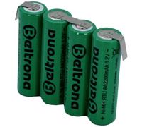 Beltrona RTU4AAZ Pack de piles rechargeables 4x LR6 (AA) cosses à souder en Z NiMH 4.8 V 2200 mAh