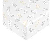 BELUM | Drap de dessous Batman 100% coton pour lit de 150/160, dessous réglable en molleton couleur Drap en coton doux, drap-housse réglable élastique