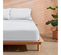 BELUM - Drap-housse Delhi 100% coton pour lit de 135/140 cm, drap-housse 175 fils