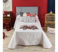 BELUM | Harry Potter Couvre-lit Bouti Hpotter Team, en Tissu Coton Bio et peigné, pour lit de 90, Couvre-lit Doux, Couvre-lit pour Toutes Les Saisons